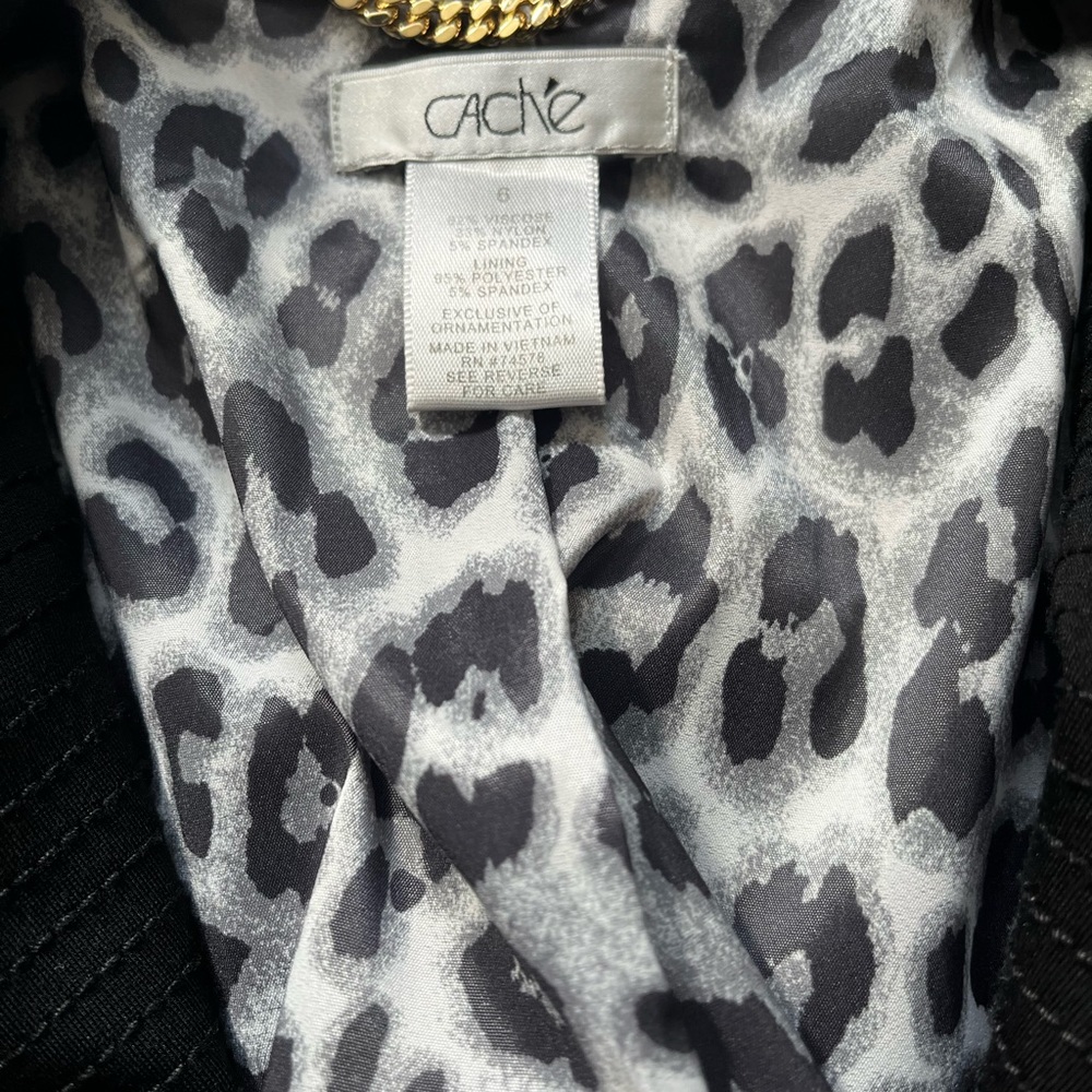 Cache Blazer Jacket Size 6 - Picture 3 of 3